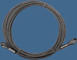 Zawiesie linowe jednocięgnowe z kauszą. Zawiesie linowe jednocięgnowe z kauszą.